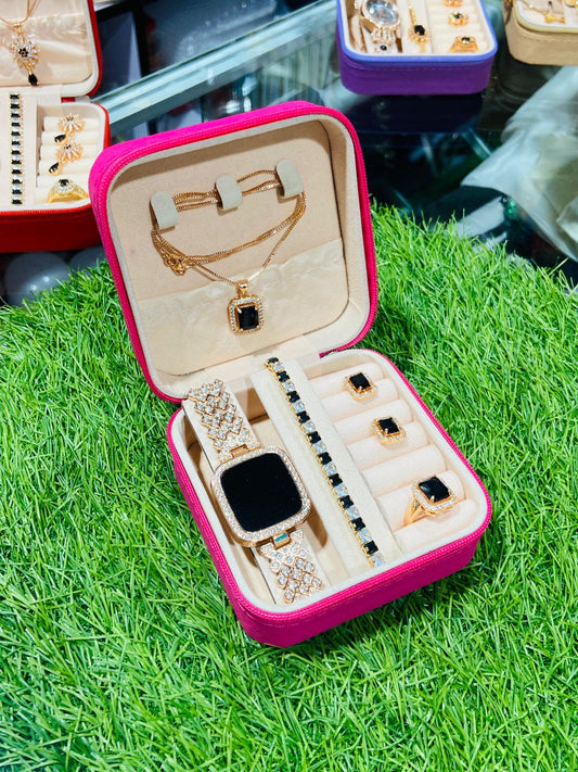 Luxury Travel Jewellery Box Organizer – Available in Multiple Colors
