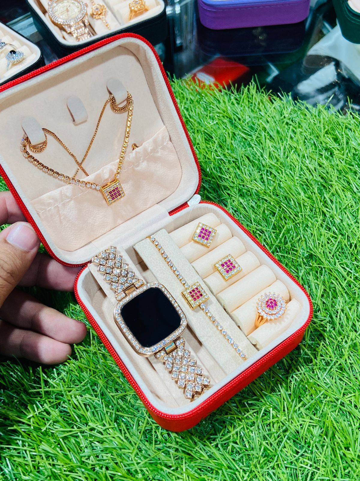 Luxury Travel Jewellery Box Organizer – Available in Multiple Colors