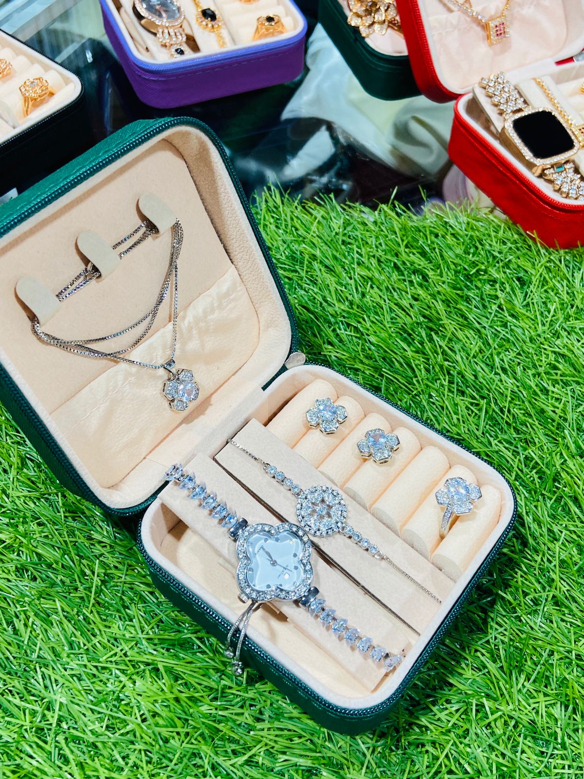 Luxury Travel Jewellery Box Organizer – Available in Multiple Colors