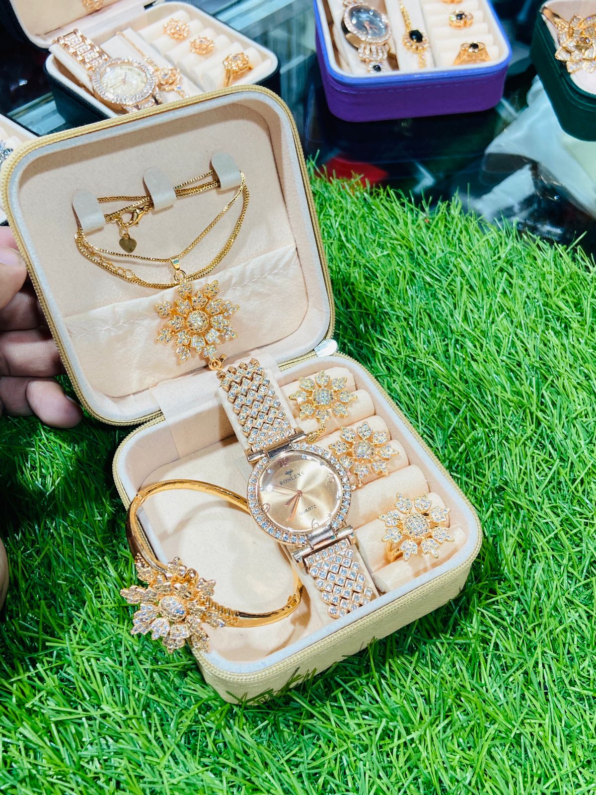 Luxury Travel Jewellery Box Organizer – Available in Multiple Colors