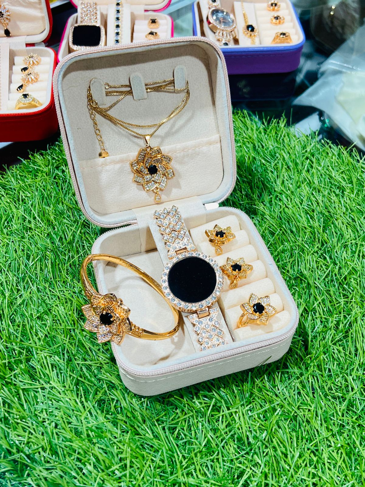 Luxury Travel Jewellery Box Organizer – Available in Multiple Colors