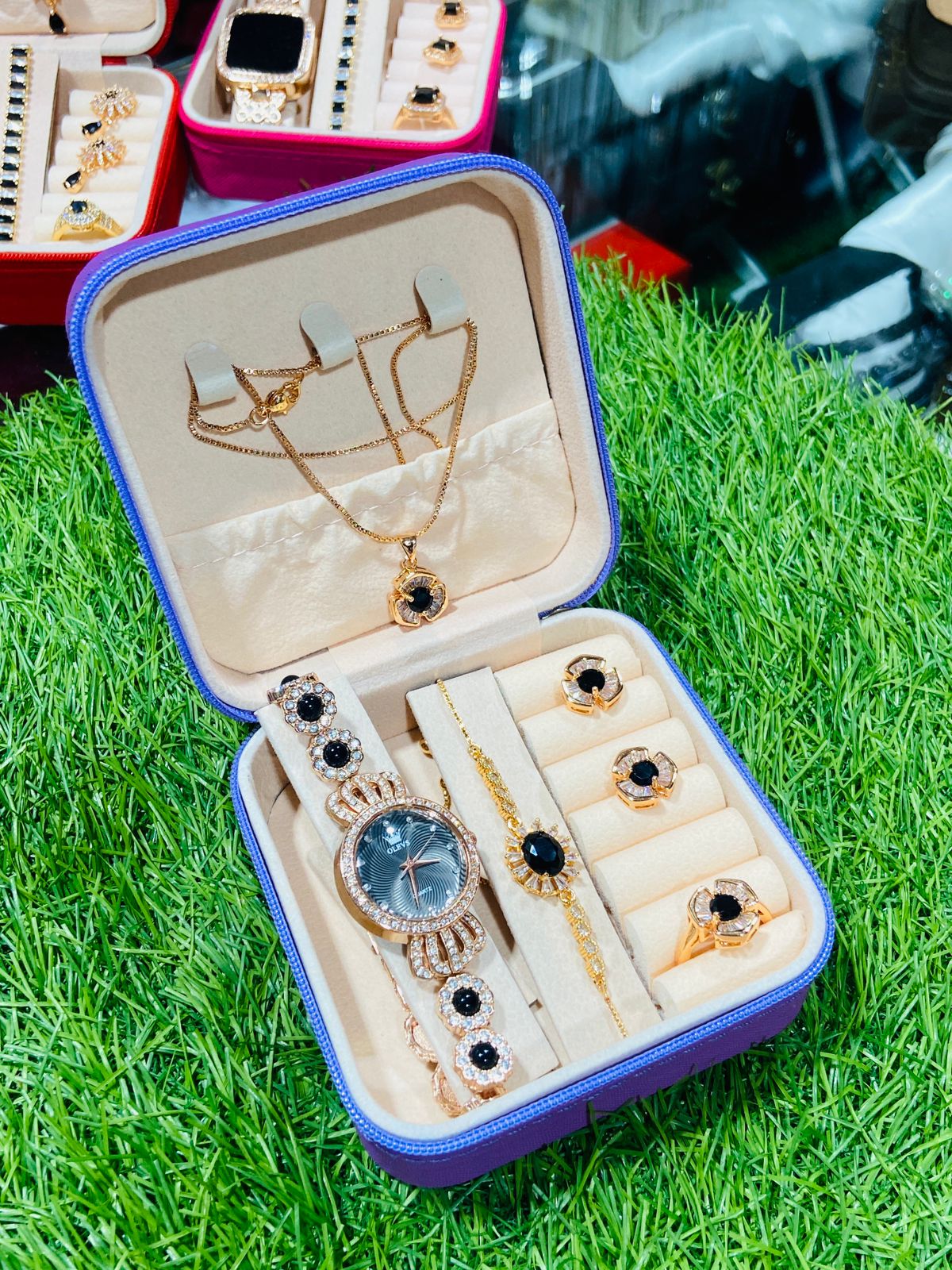 Luxury Travel Jewellery Box Organizer – Available in Multiple Colors
