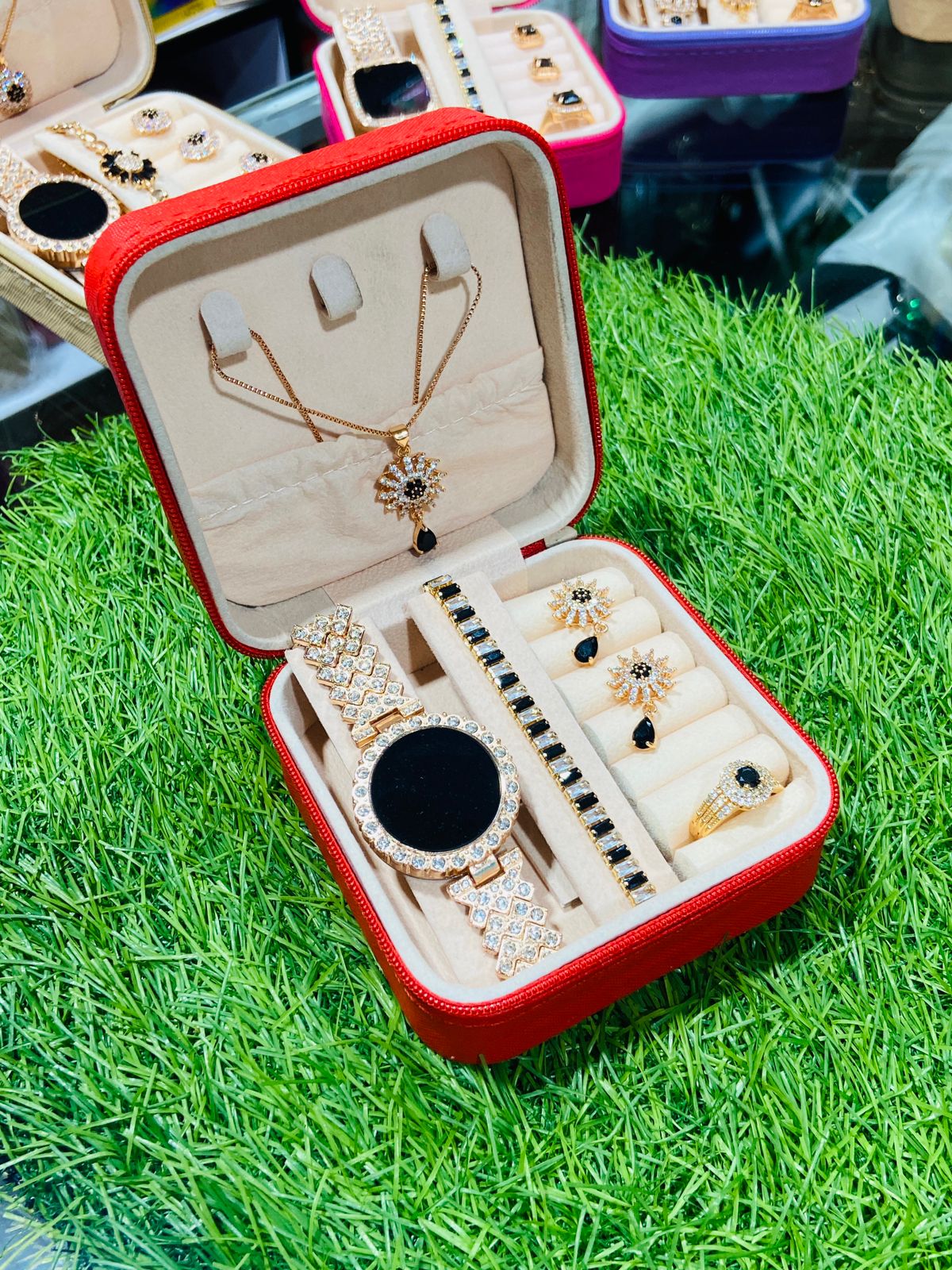 Luxury Travel Jewellery Box Organizer – Available in Multiple Colors