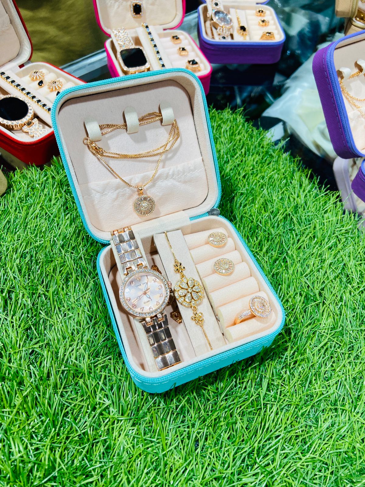 Luxury Travel Jewellery Box Organizer – Available in Multiple Colors