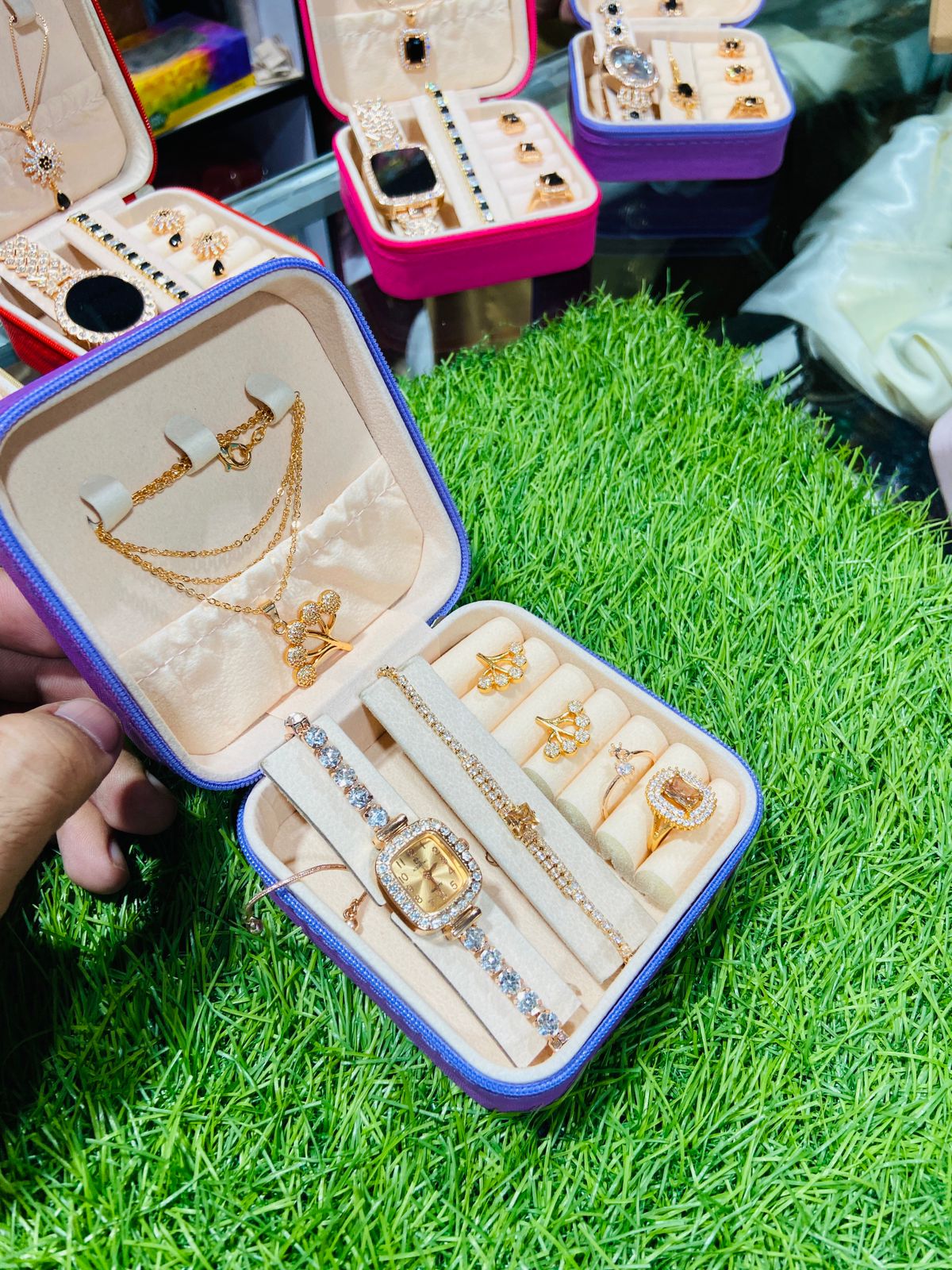 Luxury Travel Jewellery Box Organizer – Available in Multiple Colors