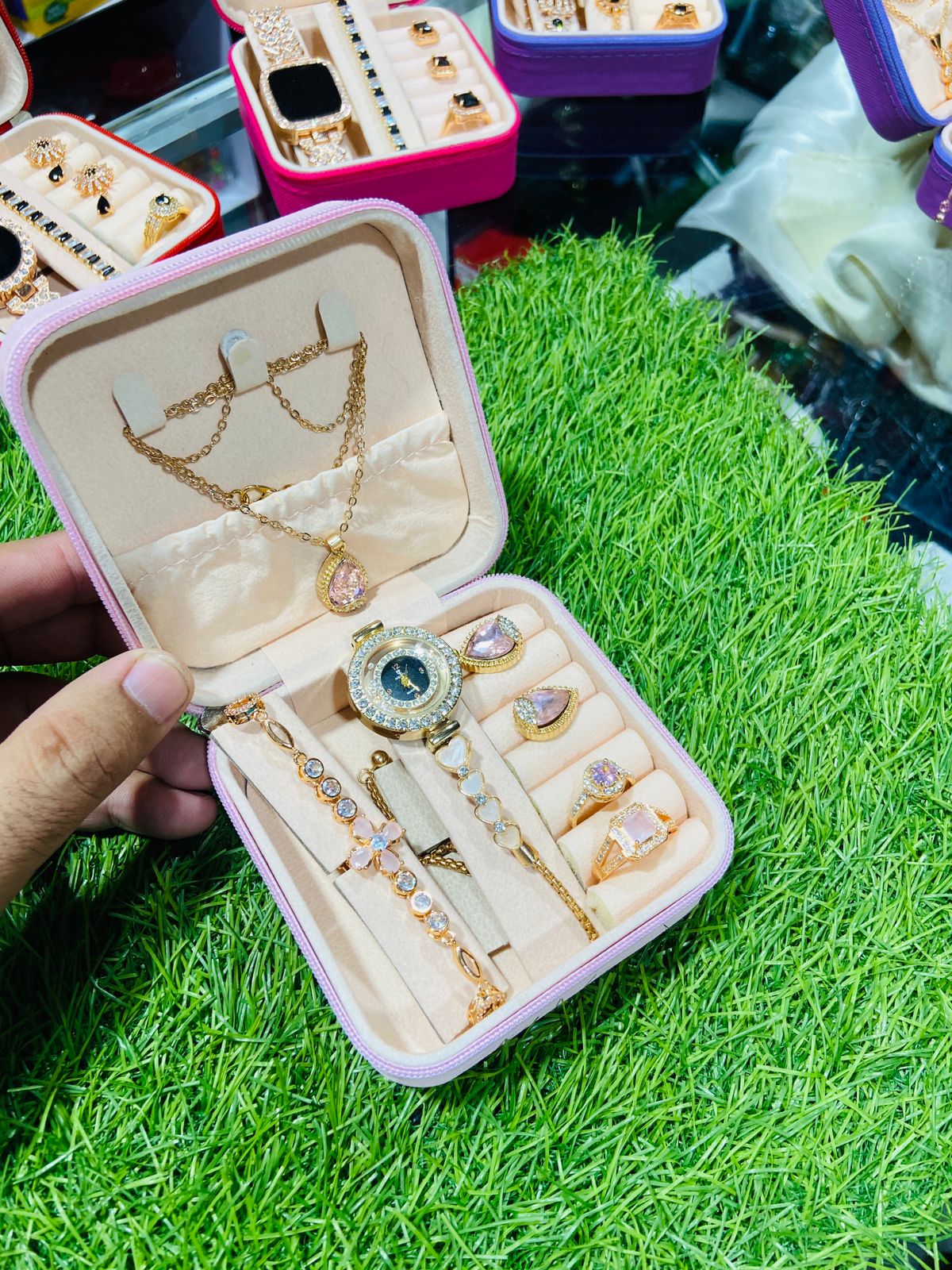 Luxury Travel Jewellery Box Organizer – Available in Multiple Colors