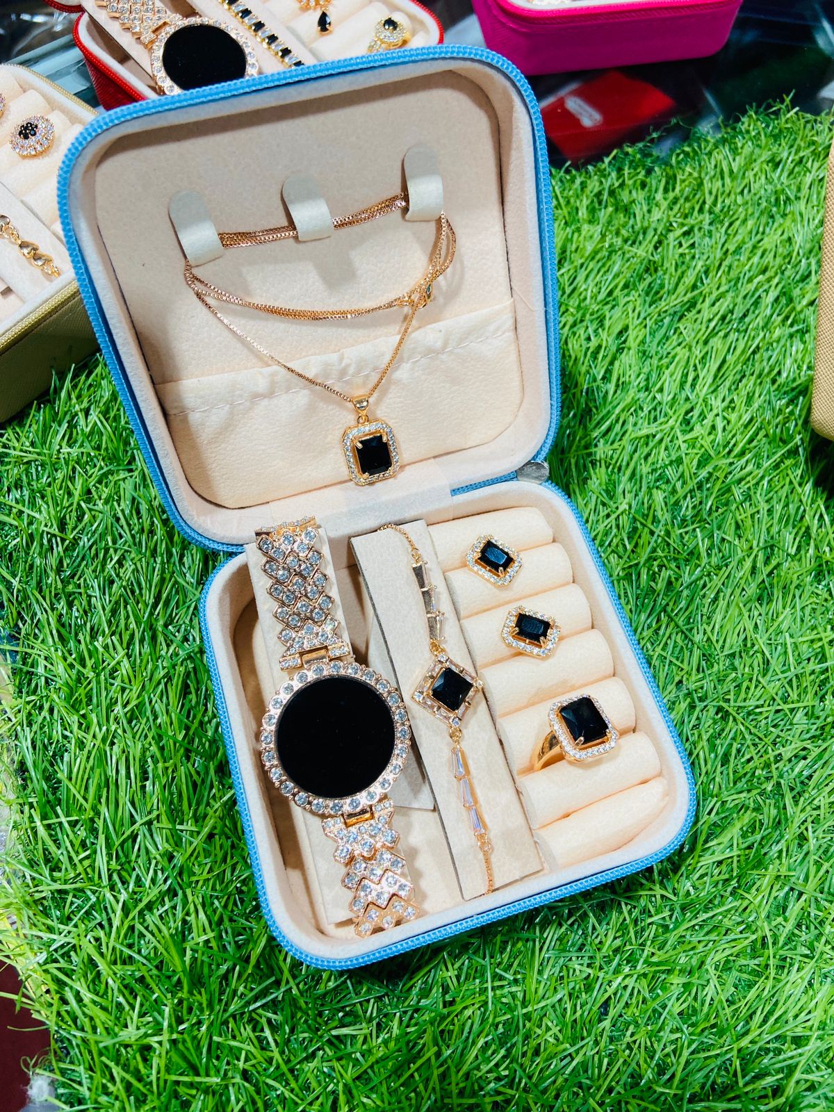 Luxury Travel Jewellery Box Organizer – Available in Multiple Colors