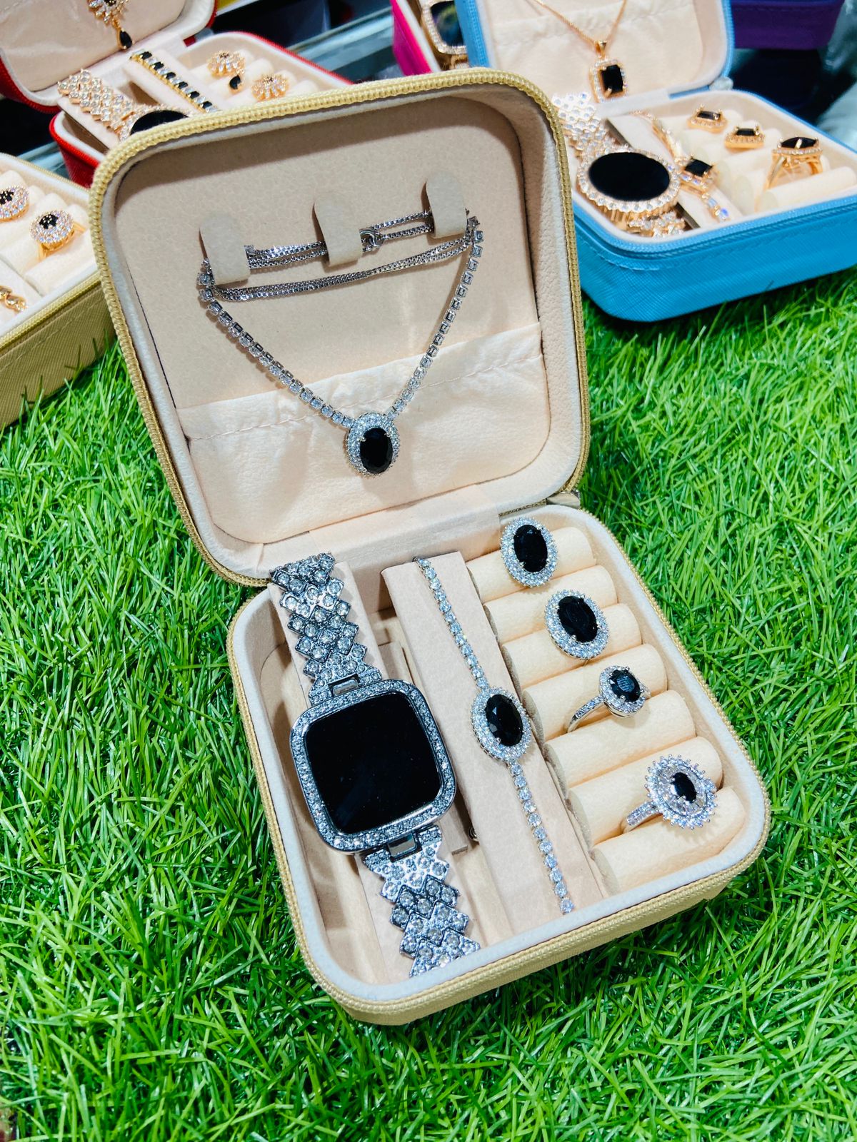 Luxury Travel Jewellery Box Organizer – Available in Multiple Colors